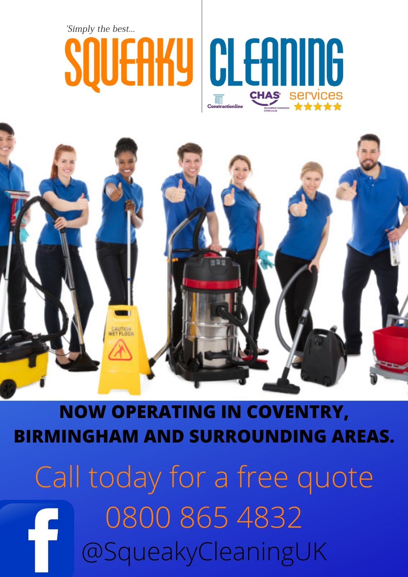 Squeaky Cleaning Services Ltd - Commercial & Domestic Services